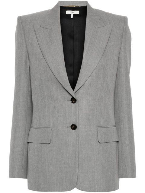 Chloé tailored wool blazer - Grey - zdjęcie produktu nr 1