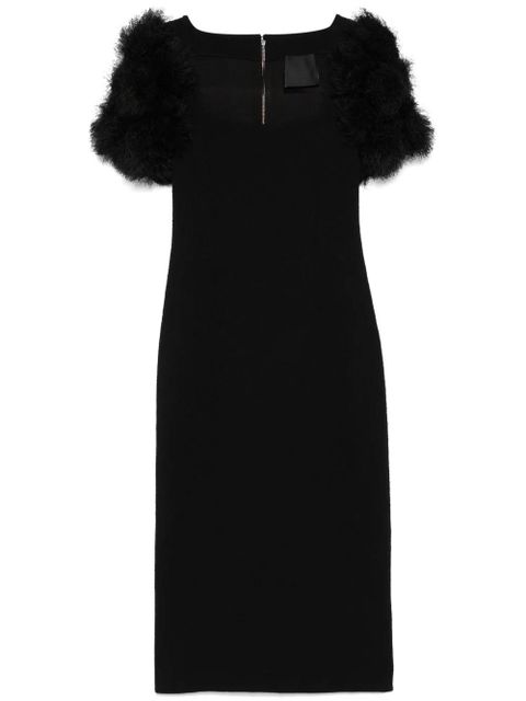Givenchy pompom-detail midi dress - Black