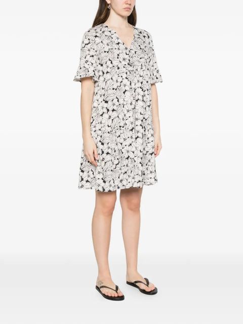 Weekend Max Mara Wkdfuoco floral-print mini dress - White