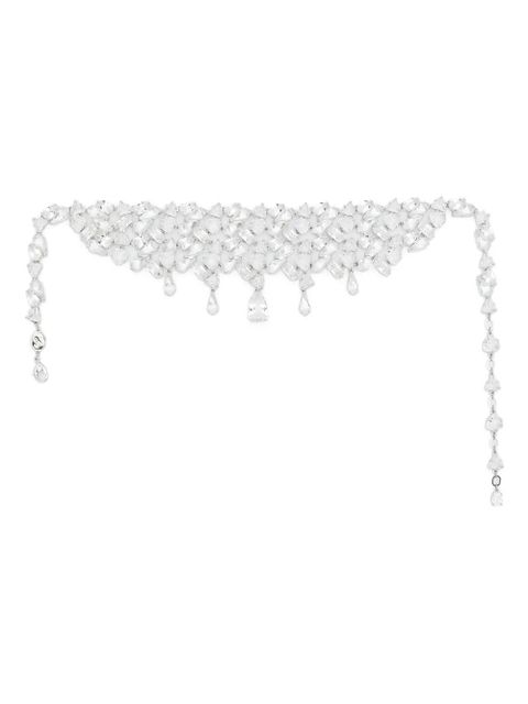 Swarovski Mesmera crystal choker necklace - Silver - zdjęcie produktu nr 1