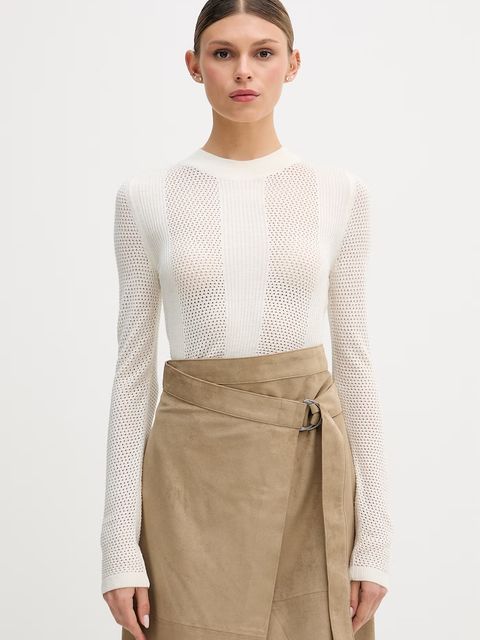 Sisley sweter damski ażurowy - zdjęcie produktu nr 2