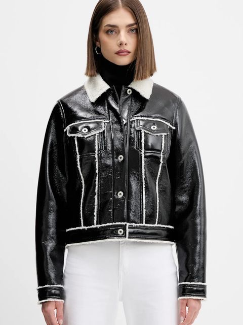 Karl Lagerfeld Jeans kurtka kolor czarny przejściowa A4W14054 - zdjęcie produktu nr 1