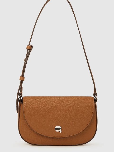 Karl Lagerfeld torebka IKON kolor brązowy A4W32001 - zdjęcie produktu nr 1