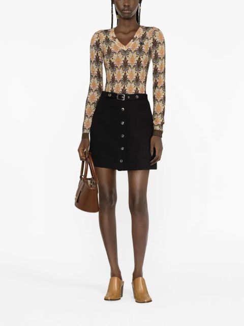 ETRO paisley-pattern sweater - Yellow