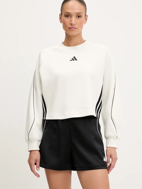 adidas bluza Stadium damska kolor beżowy z aplikacją JW0506 - zdjęcie produktu nr 1