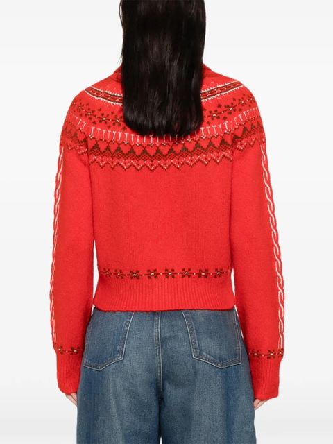 Guest In Residence Cloud Chalet button-front cardigan - Red
