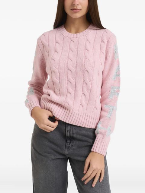 MC2 Saint Barth cable-knit sweater - Pink - zdjęcie produktu nr 1