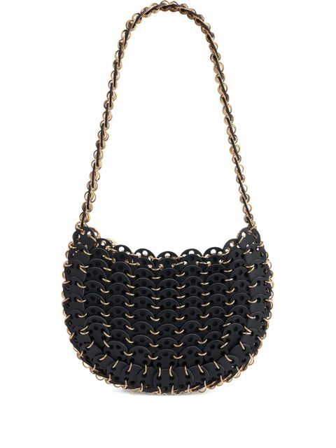 Rabanne 1969 Moon flip iconic discs shoulder bag - Black - zdjęcie produktu nr 1