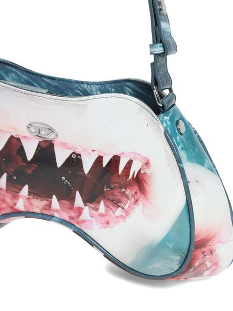 Diesel Play shark-mouth shoulder bag - Blue
