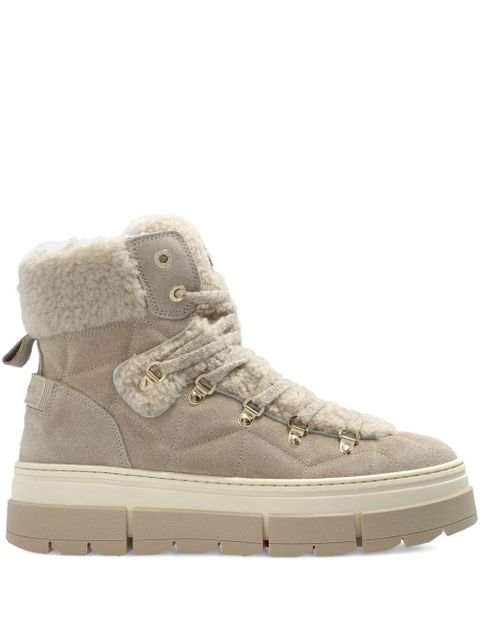 BOGNER quilted high-top sneakers - Neutrals - zdjęcie produktu nr 1