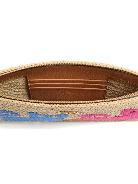 Valentino Garavani Raffiachat clutch bag - Neutrals