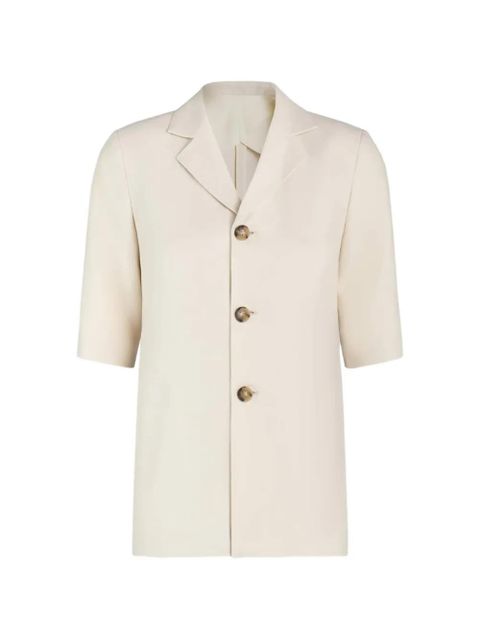 Tod's linem belted blazer - Neutrals - zdjęcie produktu nr 1