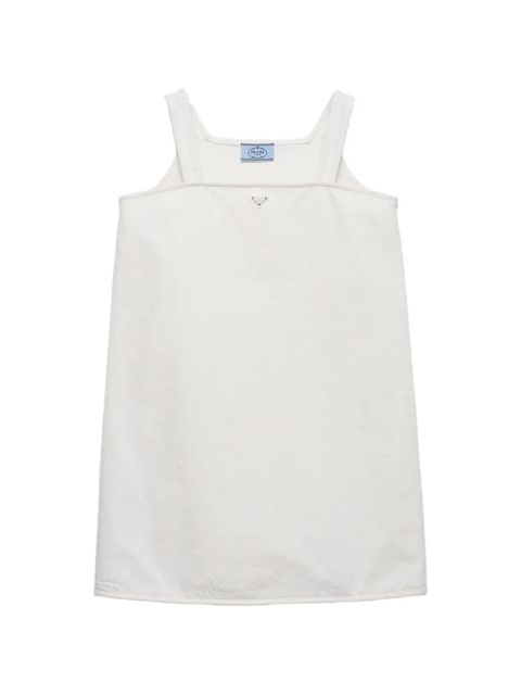 Prada old denim mini-dress - White