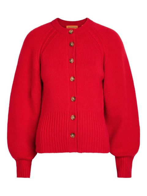 Guest In Residence cashmere cardigan - Red - zdjęcie produktu nr 1