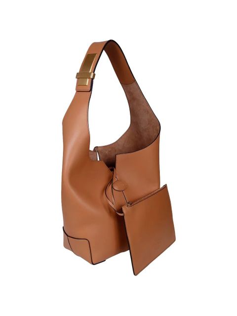 Tod's small Folio leather shoulder bag - Brown