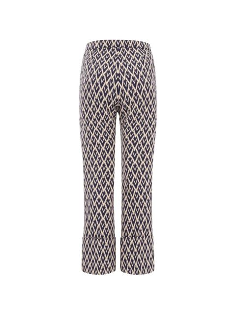 Valentino Garavani Toute La V jacquard trousers - Blue