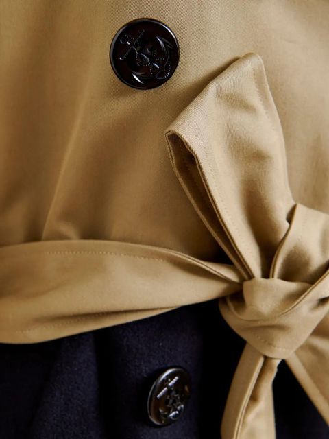 Essentiel Antwerp Just colour-block coat - Neutrals