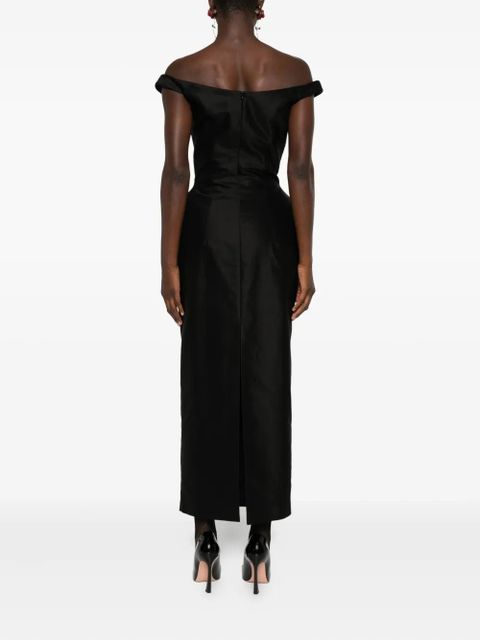 Magda Butrym silk midi dress - Black