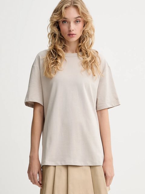 Levi's t-shirt bawełniany damski kolor beżowy 001HI - zdjęcie produktu nr 1