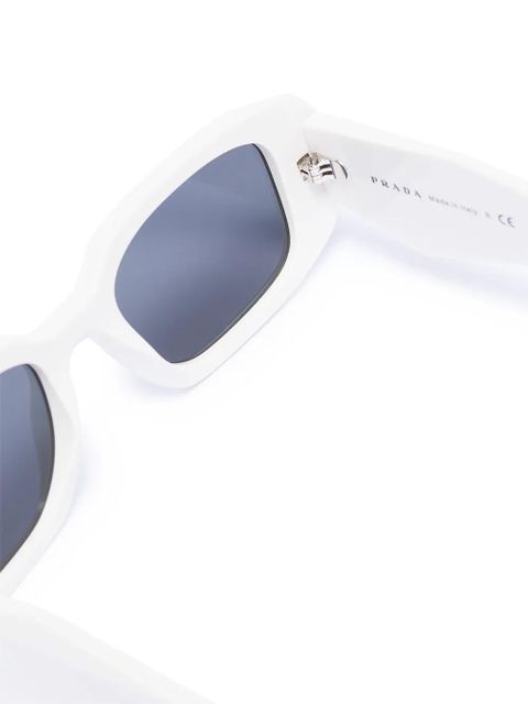 Prada Eyewear Symbole geometric-frame sunglasses - White - zdjęcie produktu nr 2