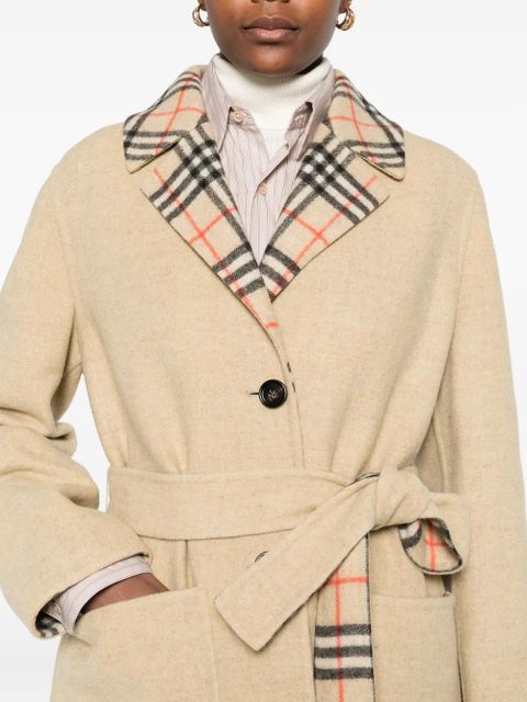 Burberry belted coat - Neutrals