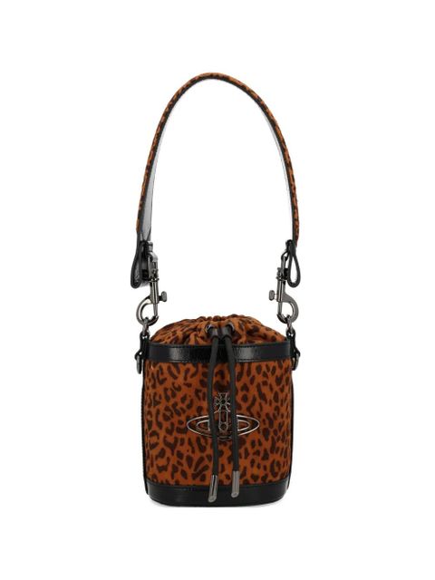 Vivienne Westwood animal-print Orb shoulder bag - Brown - zdjęcie produktu nr 1