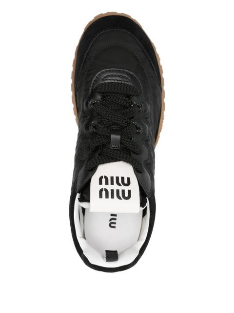 Miu Miu panelled sneakers - Black - zdjęcie produktu nr 2