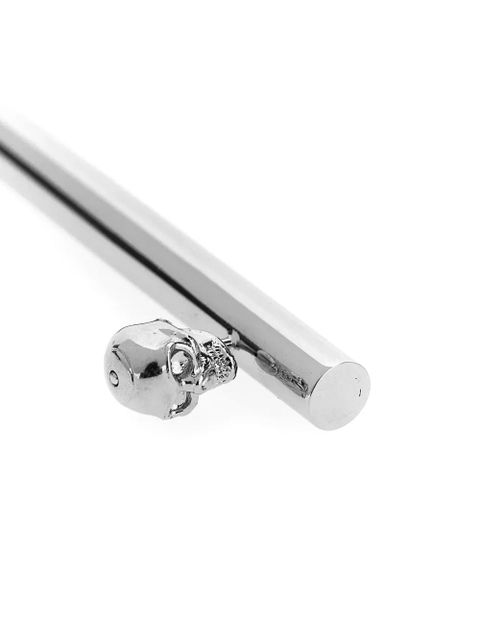 Alexander McQueen Cross-bar drop earrings - Silver