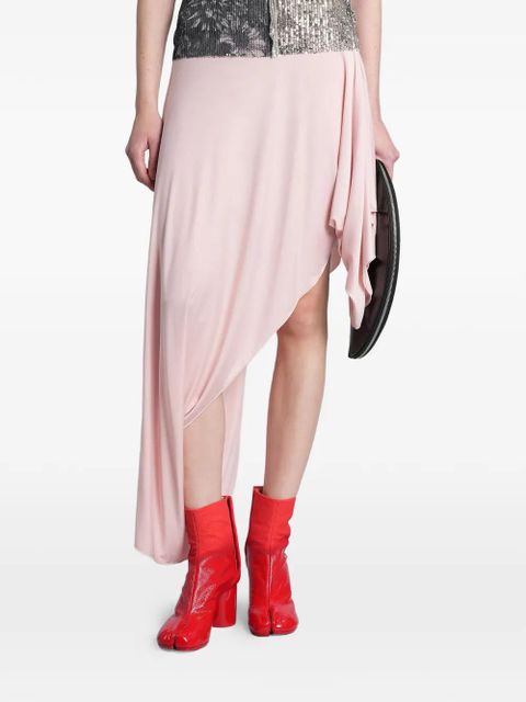 Maison Margiela draped asymmetric skirt - Red - zdjęcie produktu nr 1