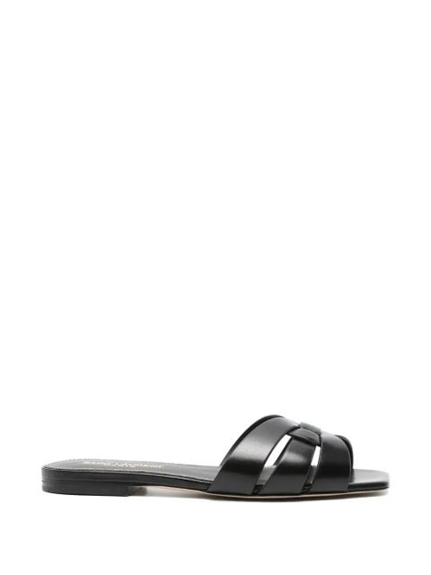 Saint Laurent Tribute leather sandals - Brown - zdjęcie produktu nr 1