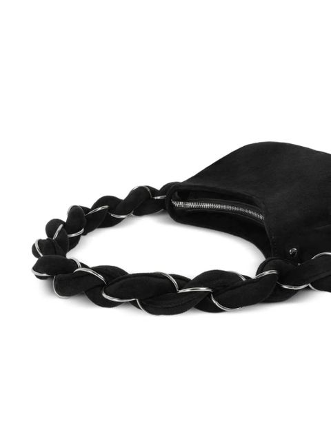 Manière De Voir Somme suede handbag - Black