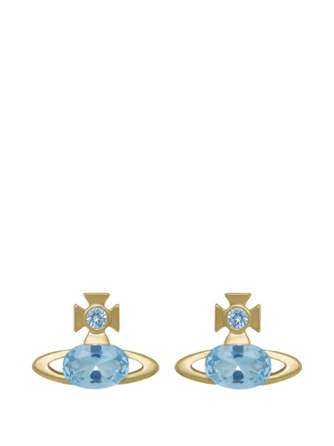 Vivienne Westwood Allie crystal-embellished earrings - Gold - zdjęcie produktu nr 1