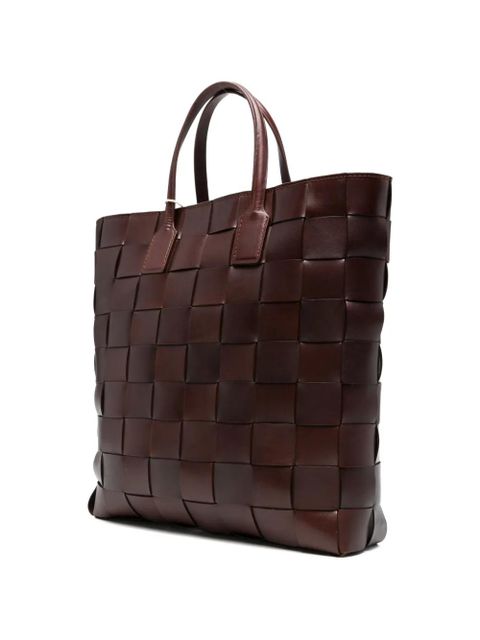 DRAGON DIFFUSION Pino woven-design tote bag - Brown