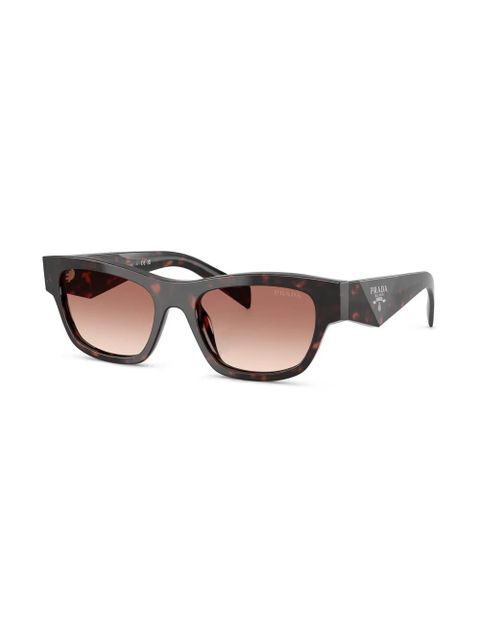 Prada Eyewear tortoiseshell-effect sunglasses - Brown - zdjęcie produktu nr 2