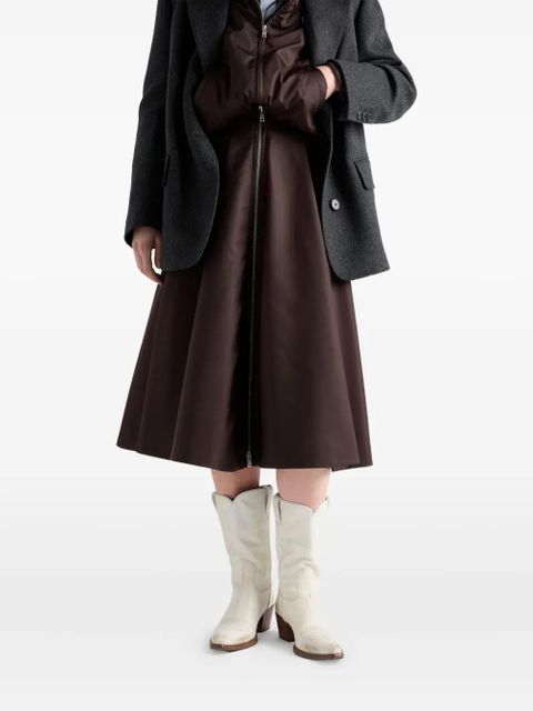 Prada Re-Nylon circle skirt - Brown - zdjęcie produktu nr 2