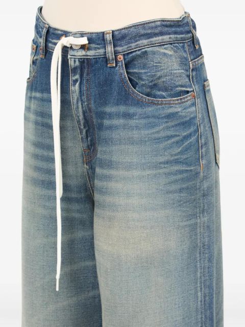 MM6 Maison Margiela wide-leg jeans - Blue - zdjęcie produktu nr 2