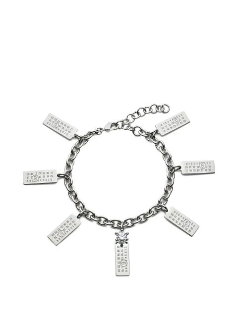 MM6 Maison Margiela charms chain bracelet - Silver - zdjęcie produktu nr 1