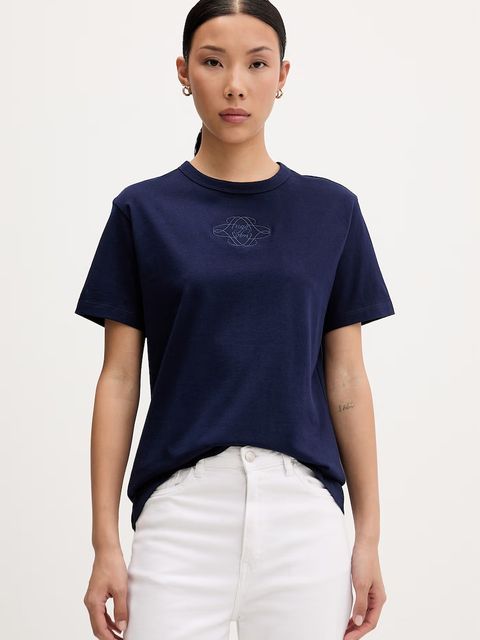 HUGO T-shirt damski bawełniany Damacia_8 - zdjęcie produktu nr 1