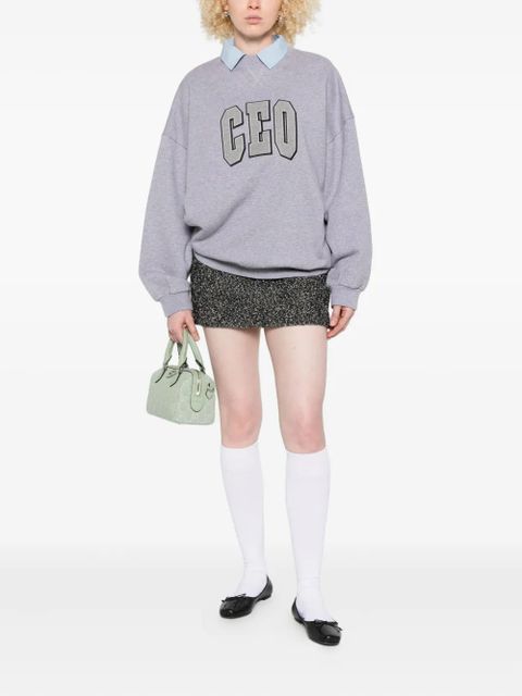 Balenciaga CEO Team ribbed sweatshirt - Grey