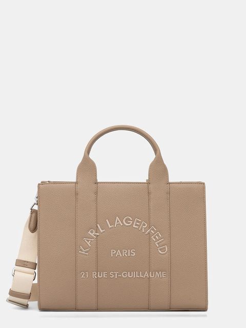 Karl Lagerfeld torebka K/RSG MD kolor beżowy B1W30041 - zdjęcie produktu nr 1