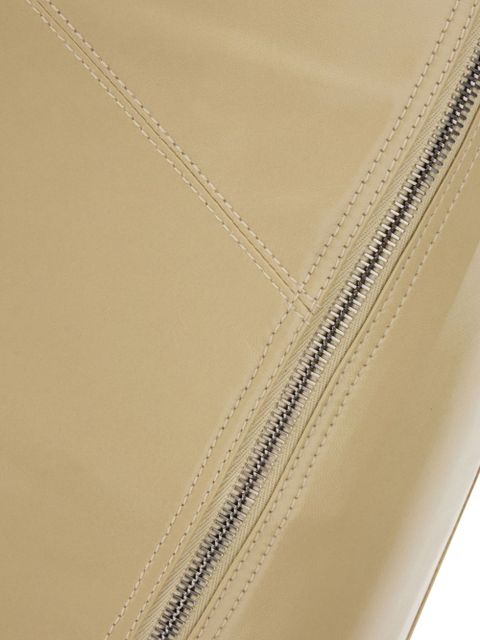 ISABEL MARANT Jeanne leather skirt - Neutrals