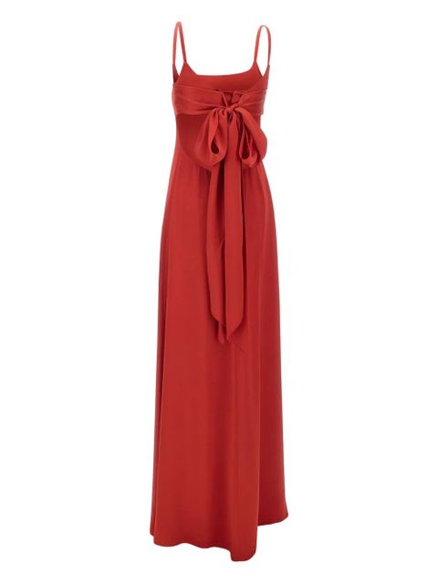 Max Mara Dede bow-embellished cut-out dress - Red - zdjęcie produktu nr 2