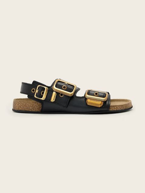 AllSaints sandały na płaskim obcasie damskie skórzane Staffa Sandal - zdjęcie produktu nr 2