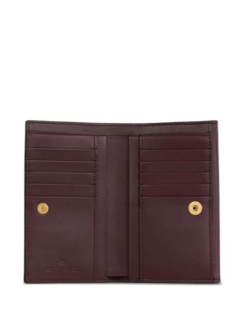 ETRO pegasus buckle wallet - Red