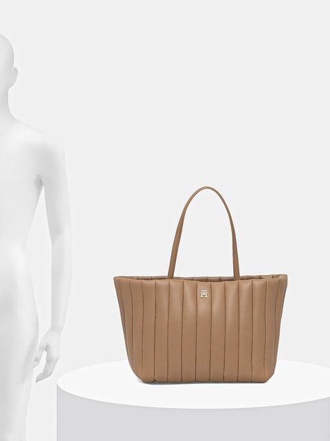 Tommy Hilfiger torebka kolor beżowy AW0AW17670