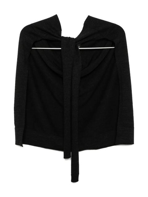 LEMAIRE Trompe L'oeil scarf - Grey - zdjęcie produktu nr 2