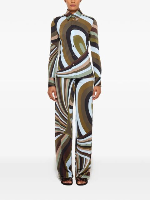 PUCCI Iride-print shirt - Blue - zdjęcie produktu nr 2