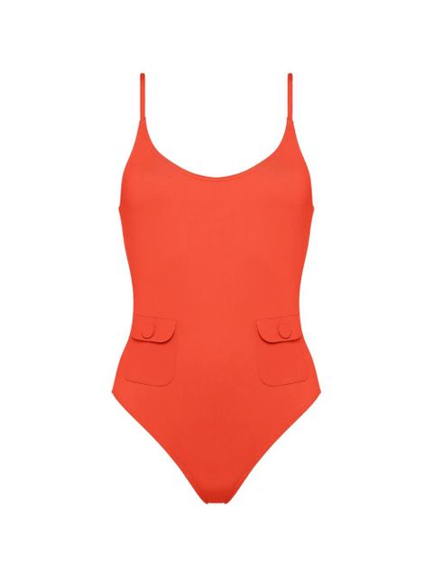 ERES button-detail swimsuit - Orange - zdjęcie produktu nr 1