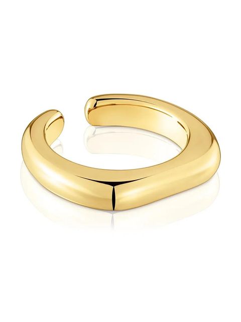 Tous pierścionek ze srebra pokrytego złotem 1004239110