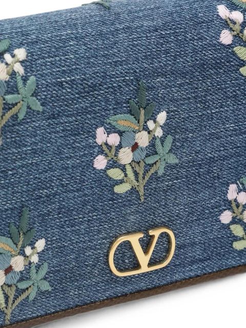 Valentino Garavani mini VLogo signature mini shoulder - Blue - zdjęcie produktu nr 2